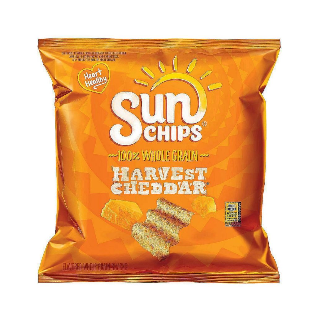 Sun Chips Whole Grain Chips Harvest Cheddar 全穀麥脆片 芝士味 每包42g 必買站